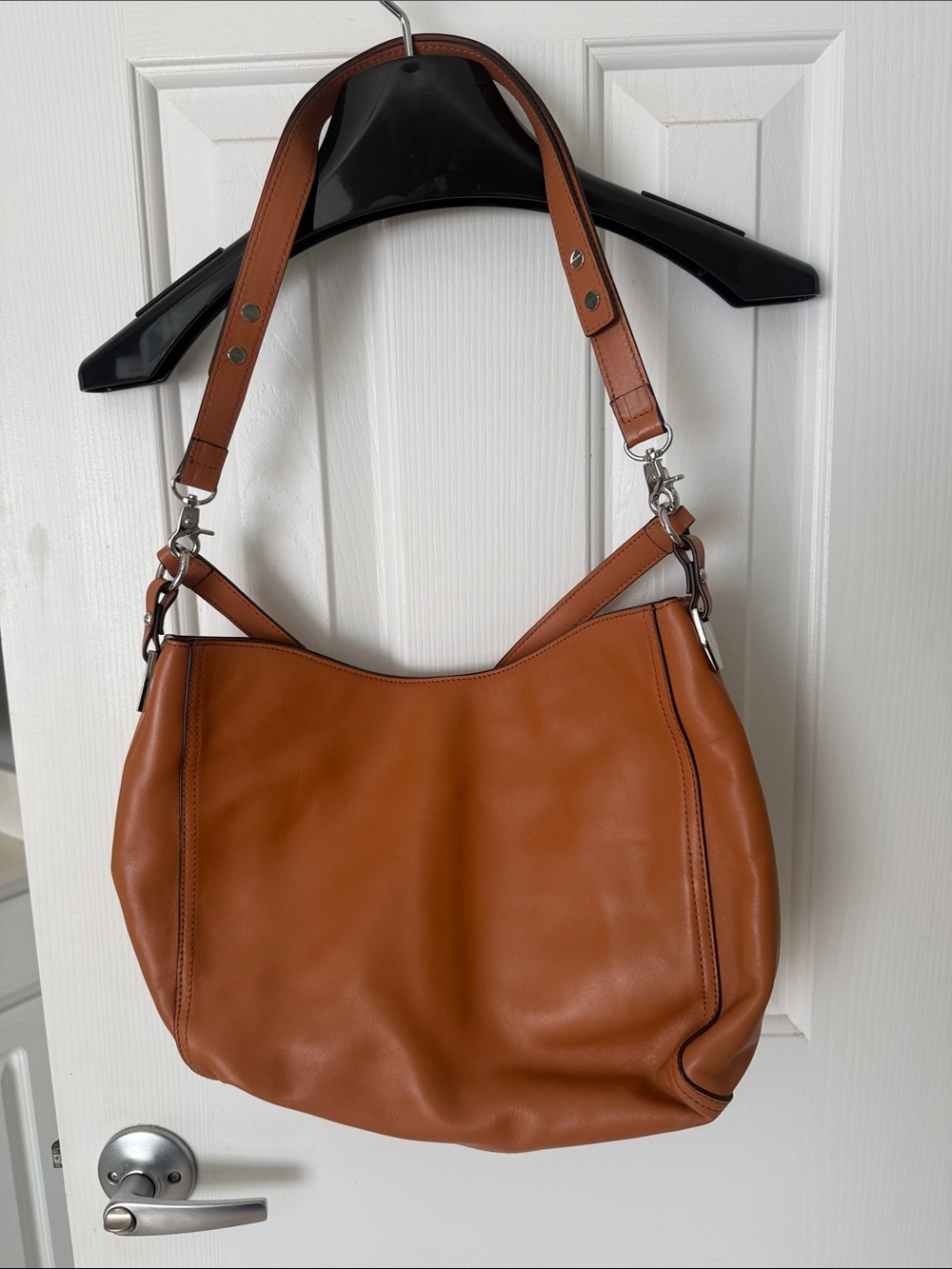 Loeffler Randall Tan Leather Shoulder Hobo Bag